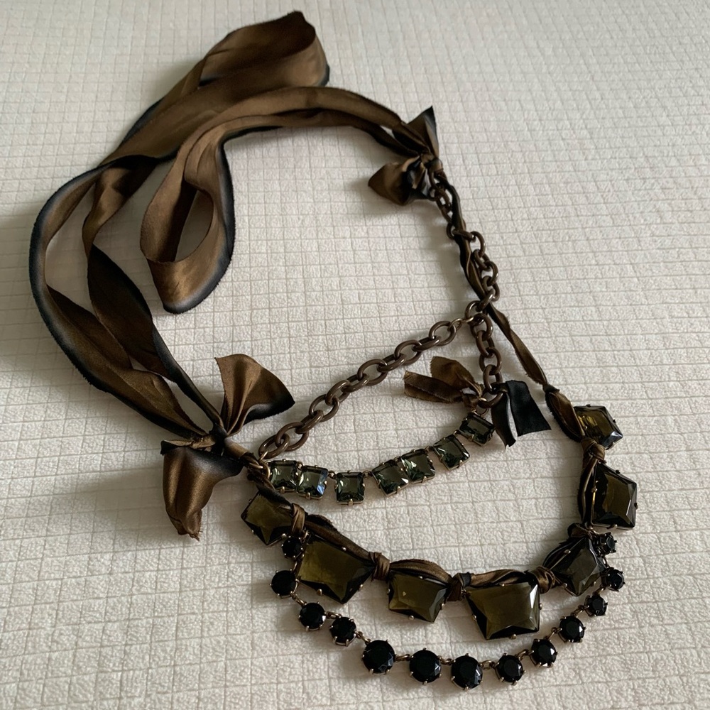 J Crew multi-layer gem necklace - Picture 14 of 14